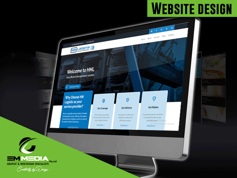 Website Design, www.emmedia.co.za