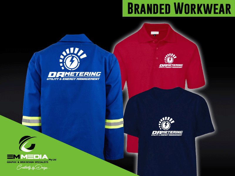 Custom Branded Work Wear, www.emmedia.co.za
